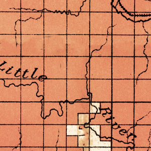 Vintage Seminole Nation Map 1903