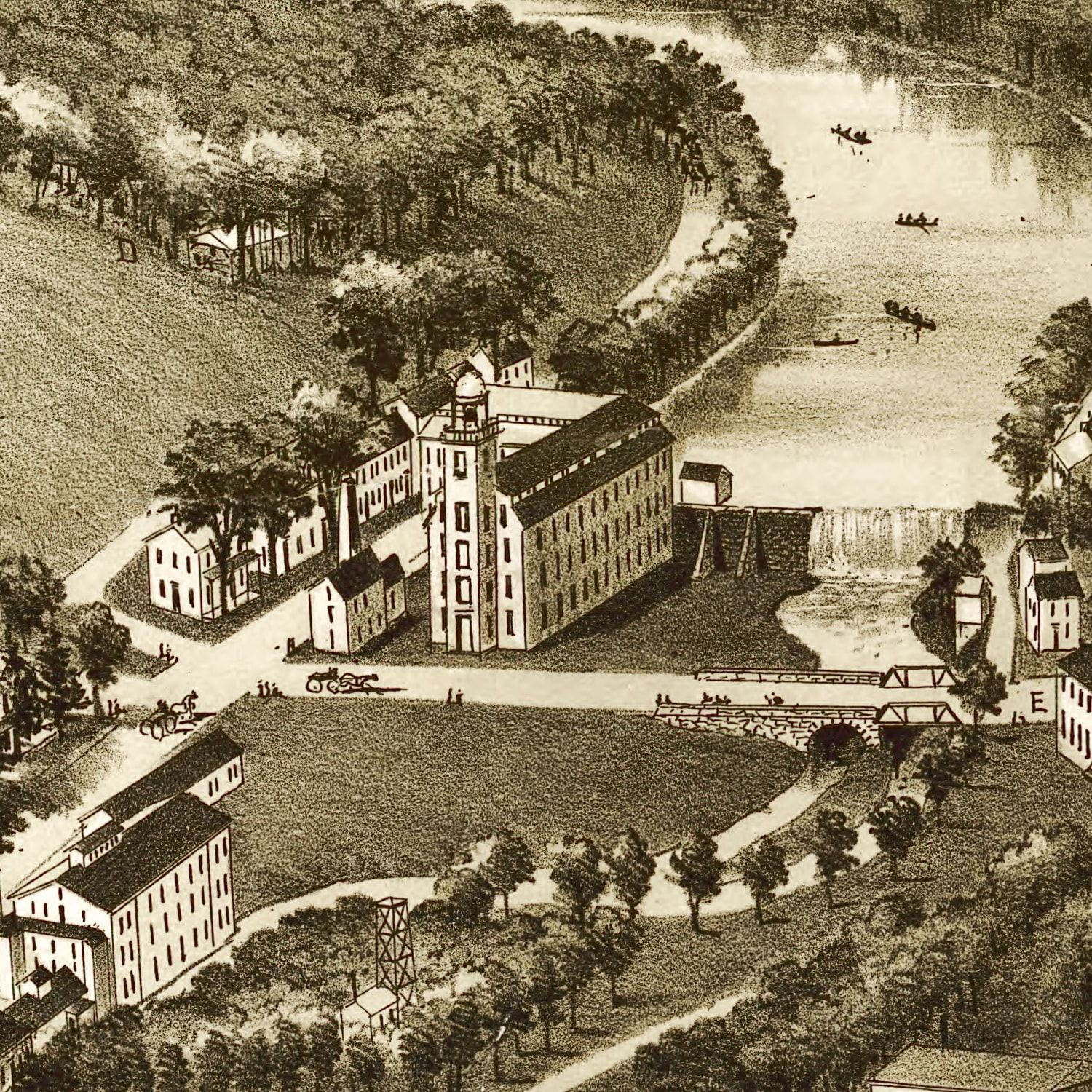 Vintage Map of Valley Forge, Pennsylvania 1890