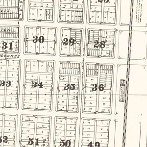Vintage Map of Nowata County, Oklahoma 1921