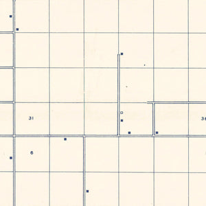 Vintage Map of Cimarron County, Oklahoma 1936