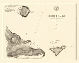 Vintage Anchorage, AK Map 1875