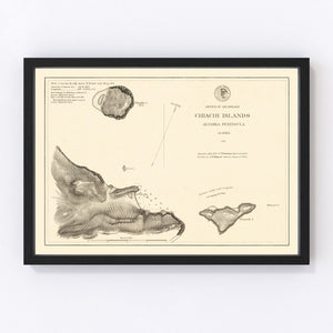Vintage Anchorage, AK Map 1875