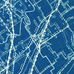 Vintage Map of Clark County, Indiana 1936