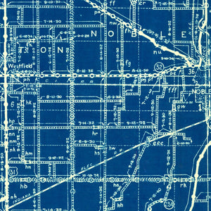 Vintage Map of Hamilton County, Indiana 1936