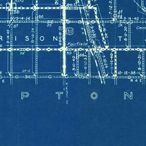 Vintage Map of Howard County, Indiana 1936