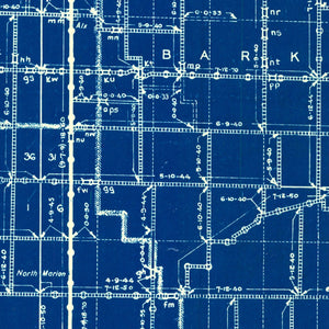 Vintage Map of Jasper County, Indiana 1936
