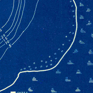 Vintage Jimerson Lake, IN Map 1923