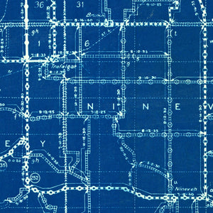 Vintage Map of Johnson County, Indiana 1936