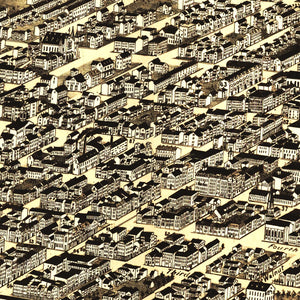 Vintage Map of Wilmington, Delaware 1874