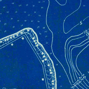 Vintage Lake Manitou, IN Map 1924