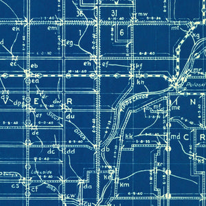 Vintage Map of Pulaski County, Indiana 1936