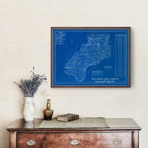 Vintage Map of Spencer County, Indiana 1936