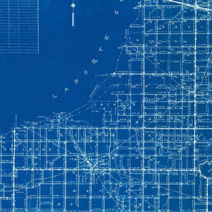 Vintage Map of Starke County, Indiana 1936
