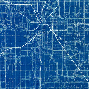 Vintage Map of Tippecanoe County, Indiana 1936