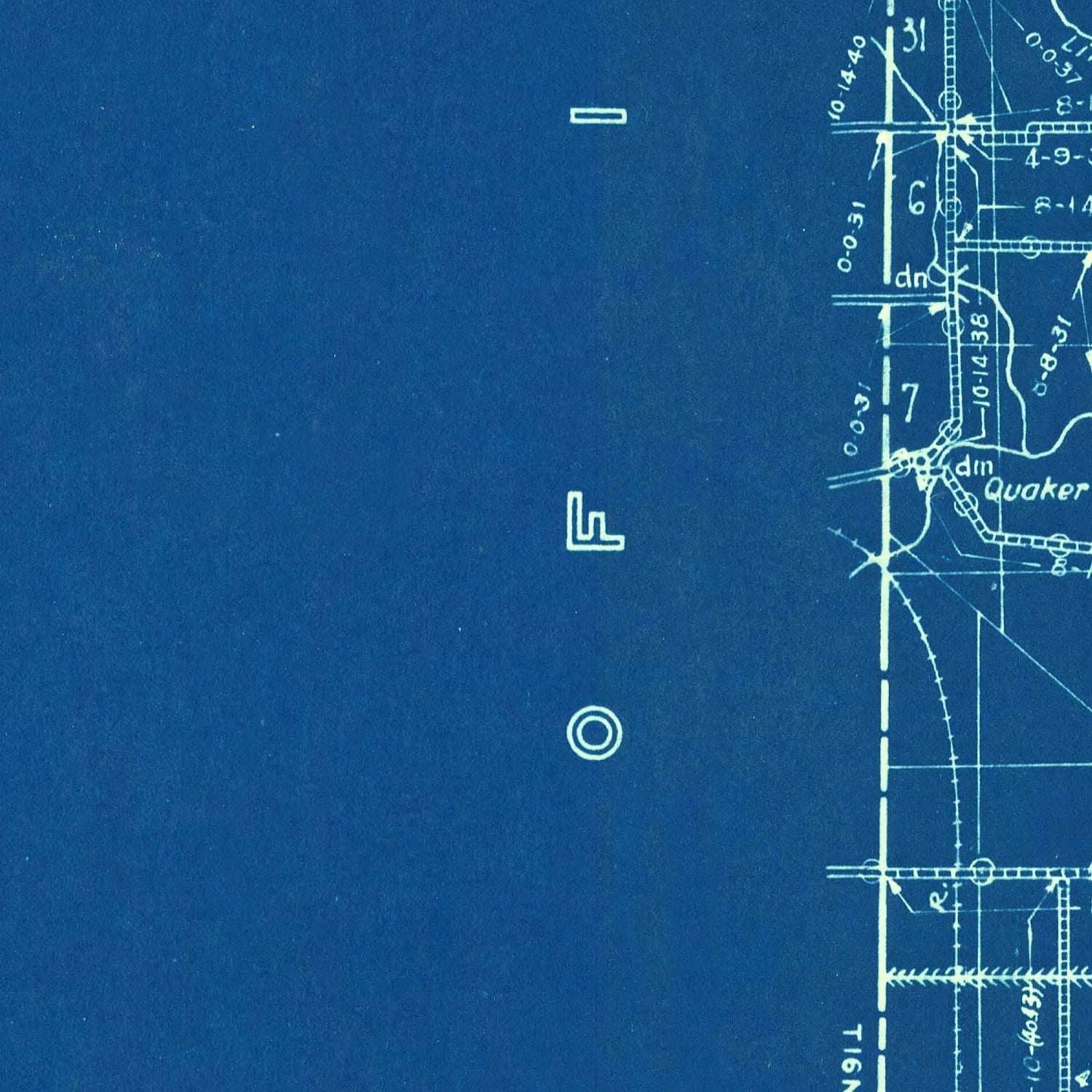 Vintage Map of Vermillion County, Indiana 1936