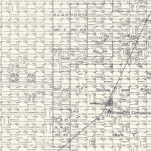 Vintage Map of Terry County, Texas 1926