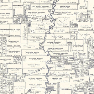 Vintage Map of Liberty County, Texas 1926