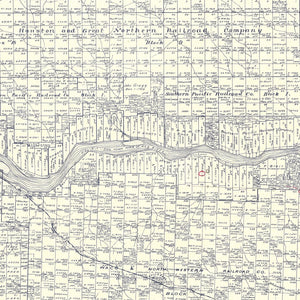 Vintage Map of Childress County, Texas 1921