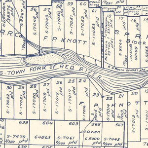 Vintage Map of Childress County, Texas 1921