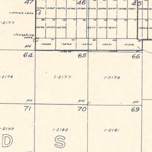Vintage Map of Dallam County, Texas 1926