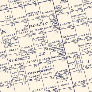 Vintage Map of Howard County, Texas 1922