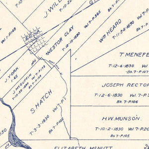 Vintage Map of Jackson County, Texas 1920