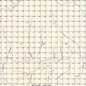 Vintage Map of Limestone County, Texas 1927