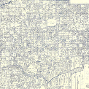 Vintage Map of Mason County, Texas 1921