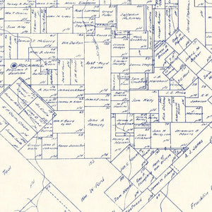 Vintage Map of Rockwall County, Texas 1927