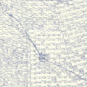 Vintage Map of Scurry County, Texas 1921
