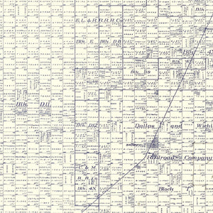 Vintage Map of Terry County, Texas 1926