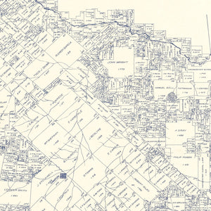 Vintage Map of Van Zandt County, Texas 1921
