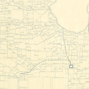 Vintage Map of Cooke County, Texas 1920