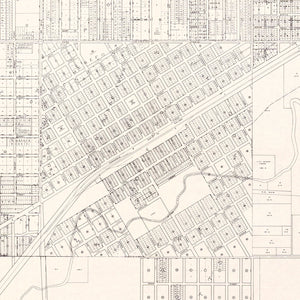 Vintage Map of Abilene, Texas 1930