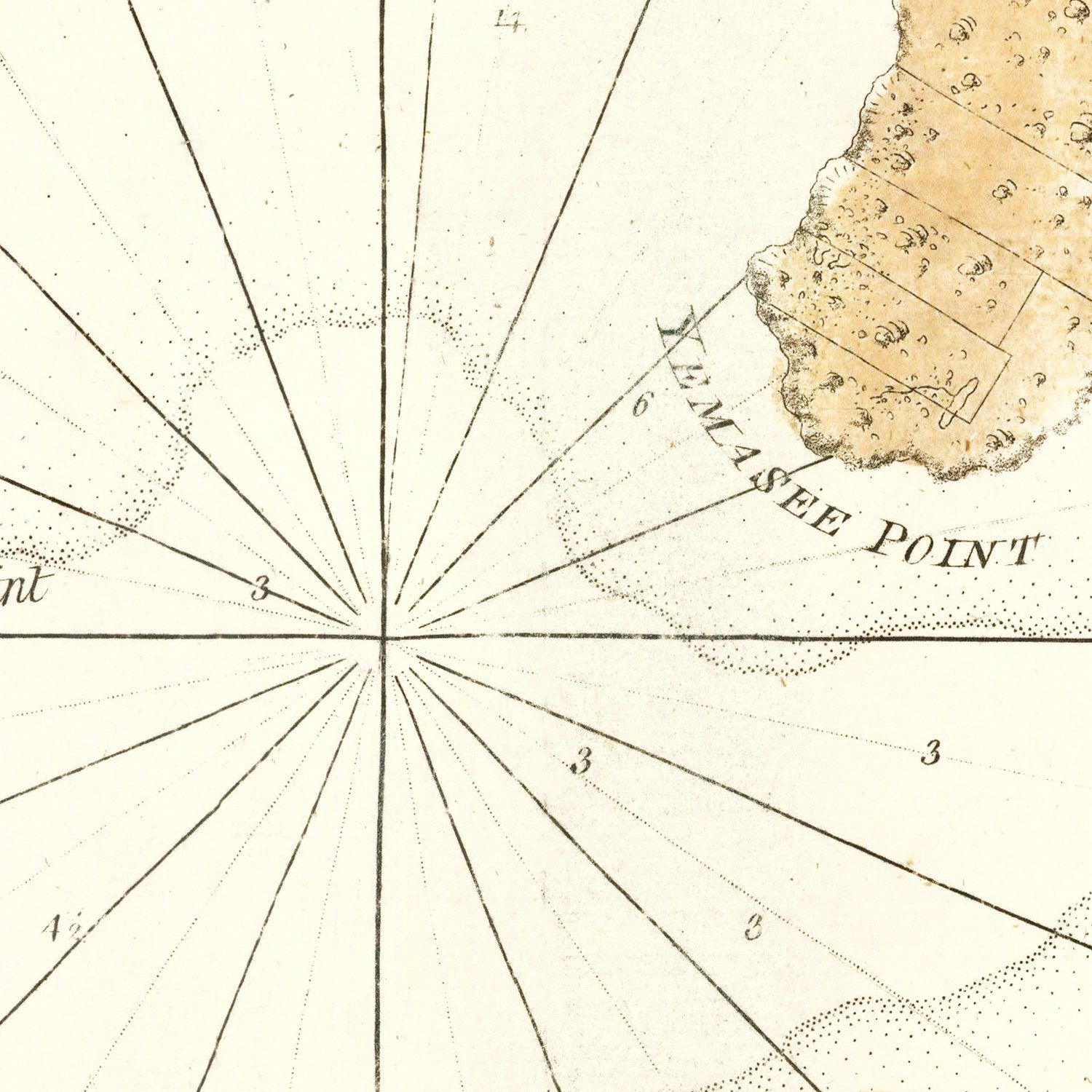 Vintage Pensacola Harbor, FL Map 1780