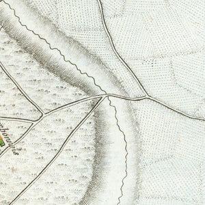 Vintage Battle of Yorktown Map 1787