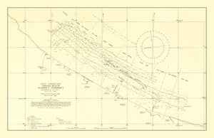 Vintage Omaha Beach World War II Map 1944