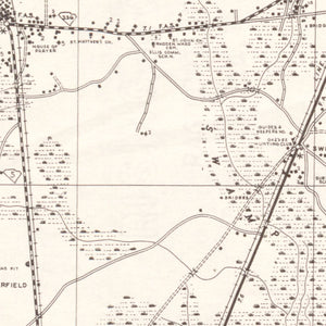 Vintage Map of Jasper County, South Carolina 1938