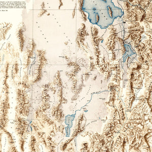 Vintage Lake Bonneville Map 1877