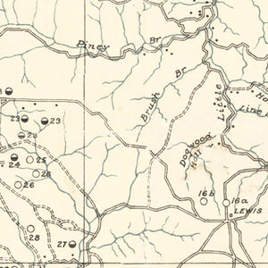 Vintage Lewis County, TN Iron Ore Mines 1915