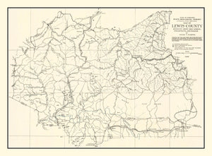 Vintage Lewis County, TN Iron Ore Mines 1915