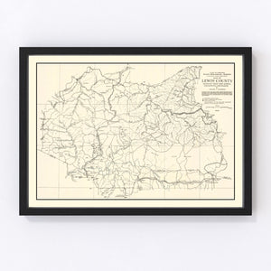 Vintage Lewis County, TN Iron Ore Mines 1915