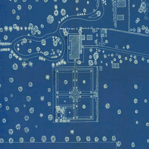 Vintage Map of the Hermitage Nashville, TN 1920