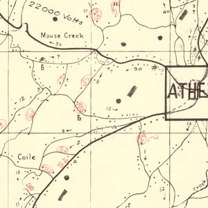 Vintage Map of McMinn County, Tennessee 1935