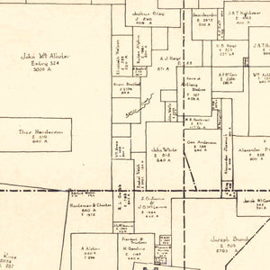 Vintage Map of Haywood County, Tennessee 1927