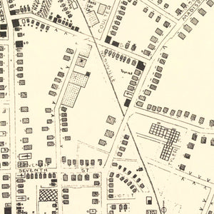 Vintage Map of Clarksville, Tennessee 1938