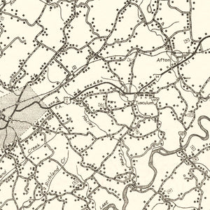 Vintage Map of Greene County, Tennessee 1938