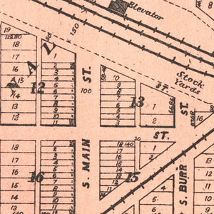 Vintage Map of Towns of Bolton and Andover, Connecticut 1869