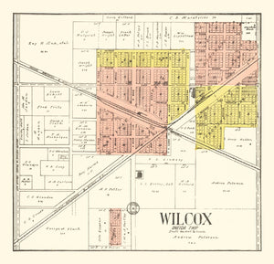 Vintage Map of Towns of Bolton and Andover, Connecticut 1869