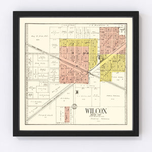 Vintage Map of Towns of Bolton and Andover, Connecticut 1869